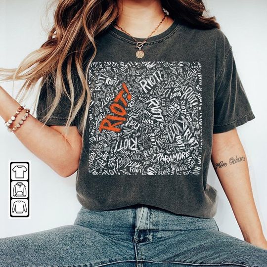 Discover Paramore Music Shirt K7, Paramore Tour 2023 Sweatshirt, Rock Band Music Concert 2023 Retro Vintage