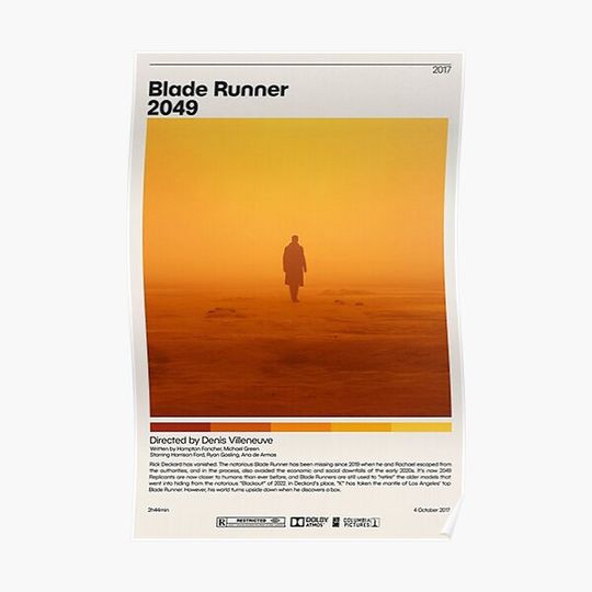 Blade Runner 2049 Poster Premium Matte Vertical Poster