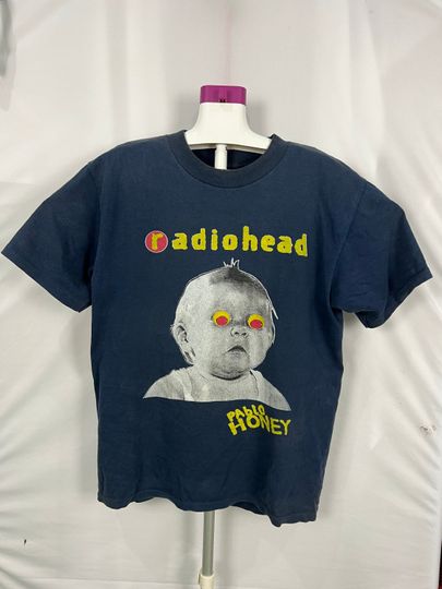 Discover Vintage Radiohead Pablo Honey Design Band 90s Shirt