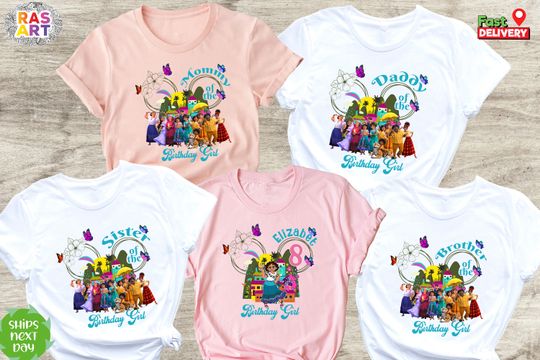 Disney Encanto Birthday Girl Shirt, Disney Encanto Family Birthday Shirt, Disney Mirabel Birthday Shirt