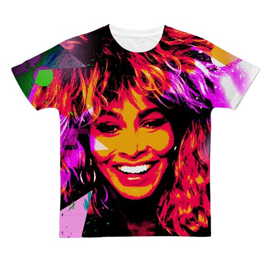 Tina Turner T-shirt Classic Sublimation T-Shirt Unisex T-shirt Gay T-shirt