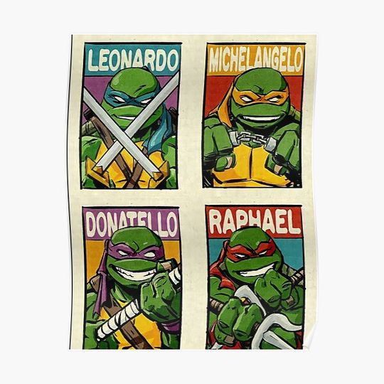 Teenage Mutant Ninja Turtles Premium Matte Vertical Poster