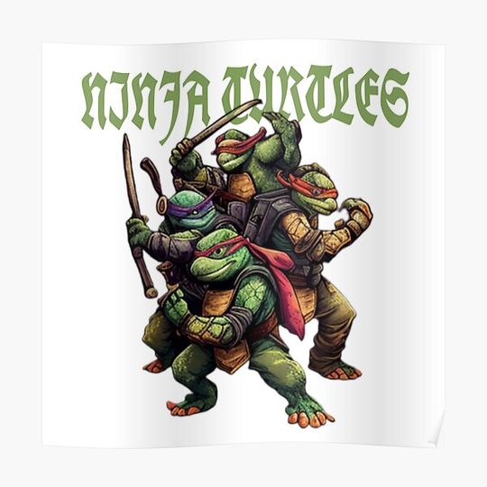 NINJA TURTLES Premium Matte Vertical Poster