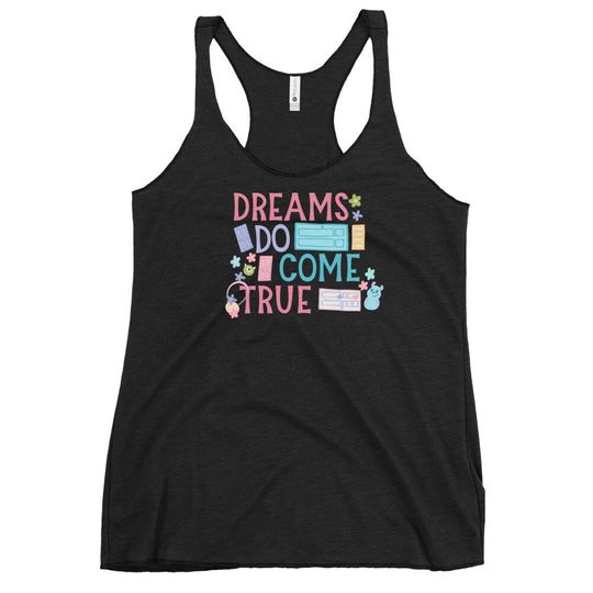 runDisney Monsters Inc Springtime Surprise Mike and Sulley Disney running Women's Racerback Tank