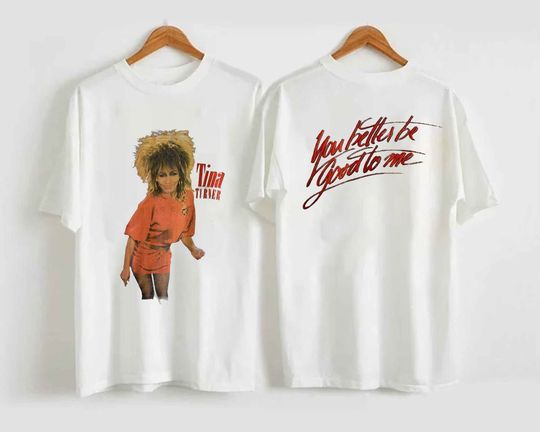 1984 Tina Turner Better Be Good To Me Concert T-Shirt