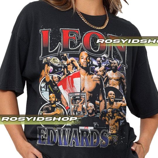 Discover Leon Edwards Vintage T-Shirt, Tank Davis T-Shirt