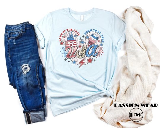 Disney USA Fourth Of July Shirt, Sweet Land Of The Free, 4th of July Mickey Ear