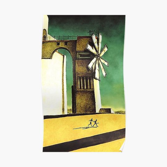 Discover Retro Ico game front cover artwork Premium Matte Vertical Poster