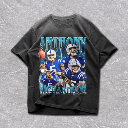 Vintage Wash Anthony Richardson Colts Shirt
