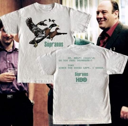 Ducks The Sopranos Shirt, Dr. Melfi Do You Feel Depressed Shirt