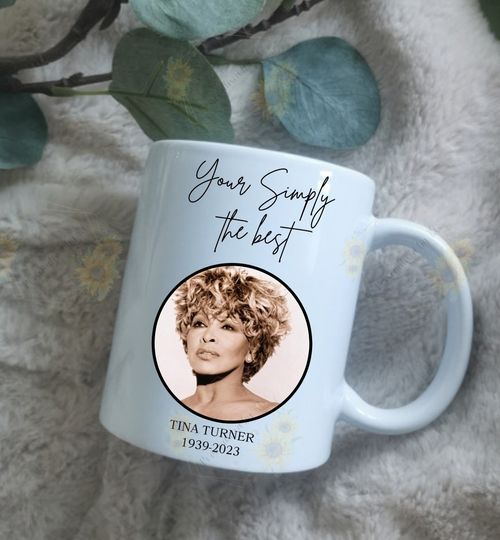 Tina Turner Mug / Tina Turner Memorial Mug / Commemorate Tina Turner's Legacy Memorial Mug