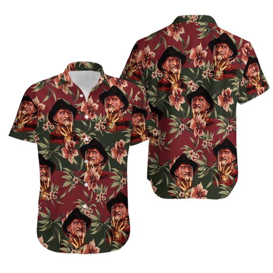 Freddy Krueger Shirt, Freddy Krueger Hawaiian Shirt