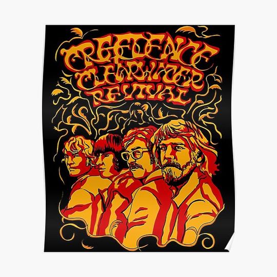 Discover Creedence Clearwater Revival CCR Poster Premium Matte Vertical Poster