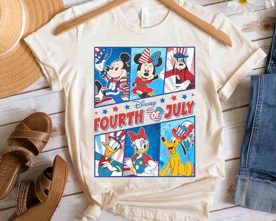 Disney 4th July Mickey Shirt | Red White And Blue | Memorial Day Shirt