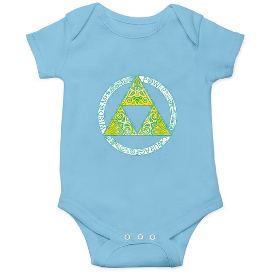 triforce link zelda Onesies