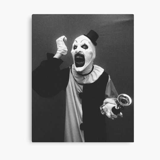 Discover Terrifier art the clown horror Canvas