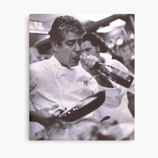 Cook And open Beer - anthony bourdain Canvas