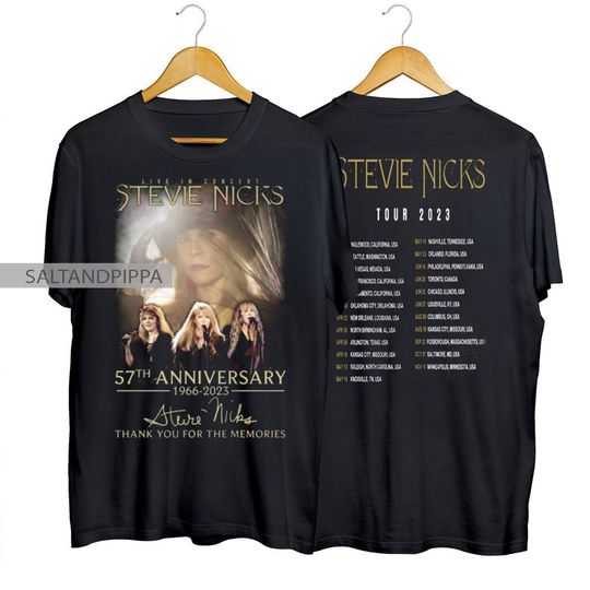 Discover Stevie Nicks 57th Anniversary Shirt