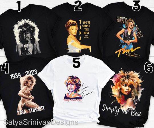 Tina Turner R.I.P. 1939-2023 Shirt, Tina Turner R.I.P. 2023 Shirt