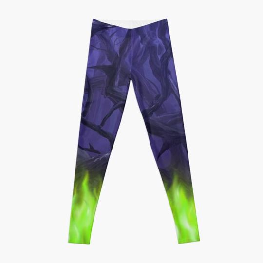 Forest of Thorns Maleficent Sleeping Beauty Villains Inspired Leggings