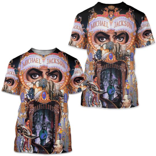 Michael Jackson Tour 3D T-Shirt
