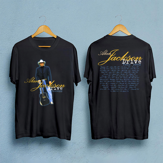 2002 Alan Jackson Drive Tour Graphic T-Shirt