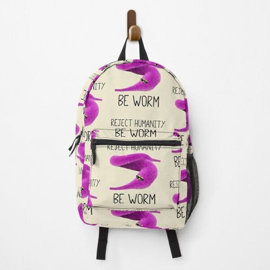 Reject Humanity Be Worm-Worm On A String Backpack