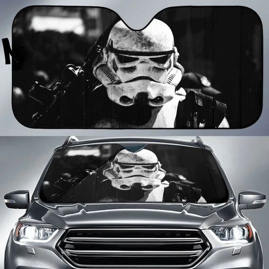 Stra Wars Stormtrooper Car Auto Sun Shades, Car Accessories