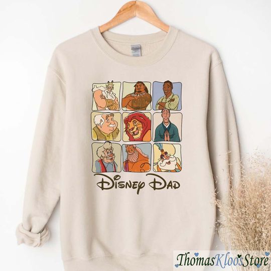 Retro Disney Dad Sweatshirt, Best Dad Shirt, Father's Day hoodie, Disney Family Shirt, Happiest Dad on earth