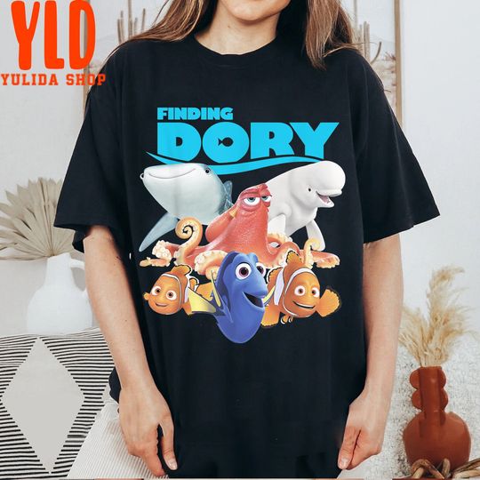 Disney Pixar Finding Dory Nemo The Crew Graphic T-Shir