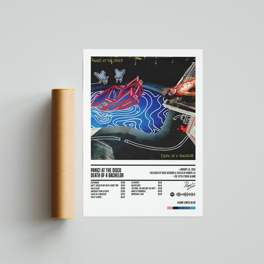 Panic at the Disco Posters - Death of a Bachelor Poster