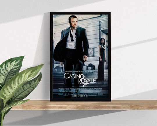 Discover Casino Royale - Movie Print Minimalist Movie Poster