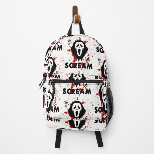 Scream horror movie artwork Backpack