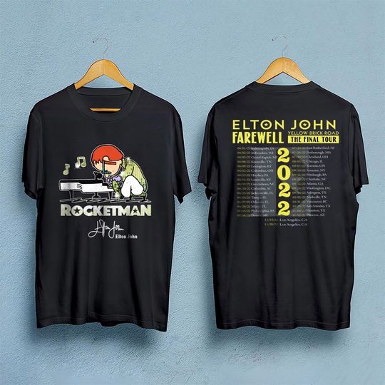 Elton John Yellow Brick Road 2022 Tour Unisex  T-Shirt