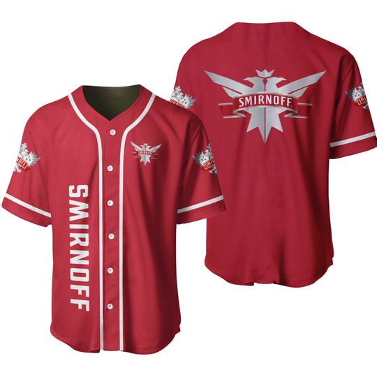 Discover SMIRNOFF RED Baseball Jersey Unisex