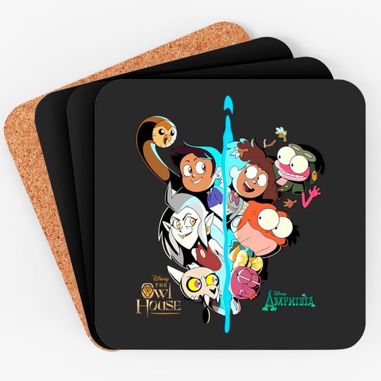 The Owl House and Amphibia Disney Coasters, The Owl House All Characters Coasters