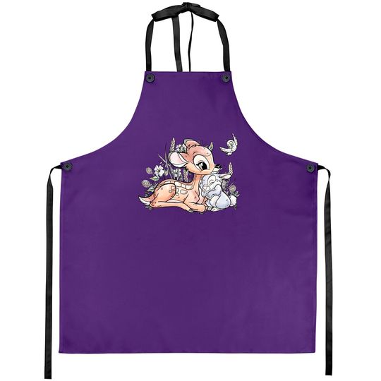 Disney Bambi and Thumper Vintage Aprons, Disney Bambi Aprons, Disney Aprons, Disney World Aprons, Magic Kingdom Aprons, Family Birthday Gift