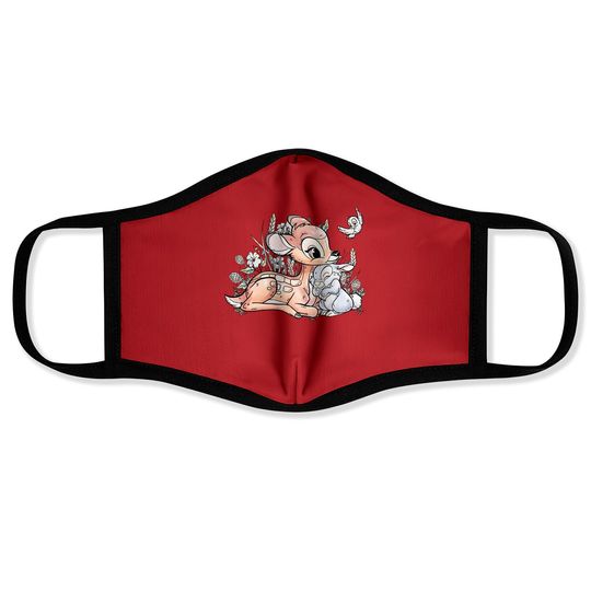 Disney Bambi and Thumper Vintage Face Masks