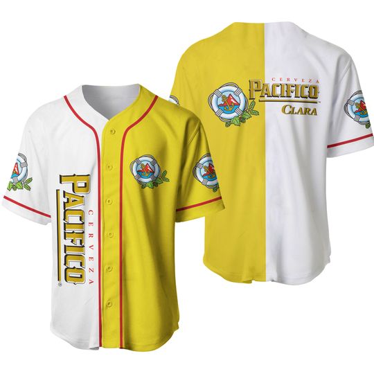 Pacifico Cerveza Baseball Jersey, Jersey Lover Beer shirt, Pacifico Cerveza Shirt Gift