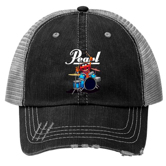 Discover The Muppet Show Animal Playing Pearl Drums Trucker Hats