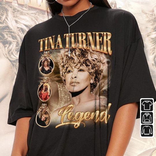 Tina Turner Legend Music Shirt, R.I.P 1939-2023 Tina Turner Rock Retro Vintage Shirt