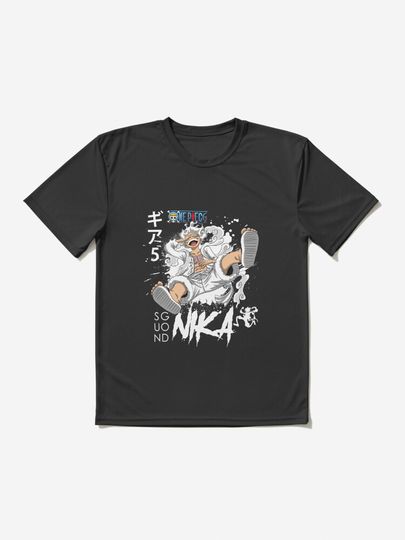 Discover Luffy Sun God Nika - Gear 5 White | Active T-Shirt