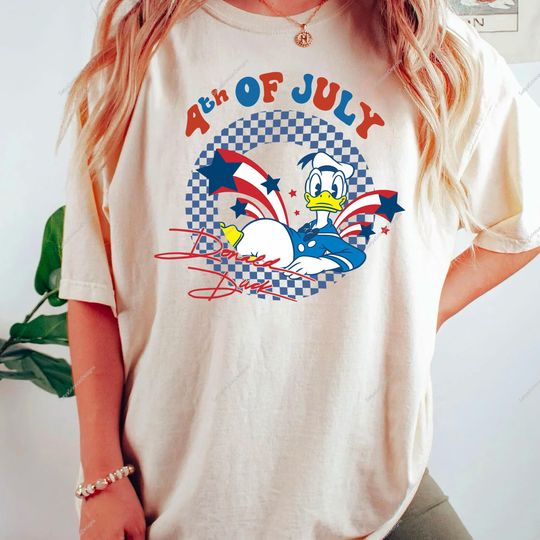 Disney 4th Of July Shirt, Donald Duck Shirt, 4th of July Shirt, Independence Day shirt