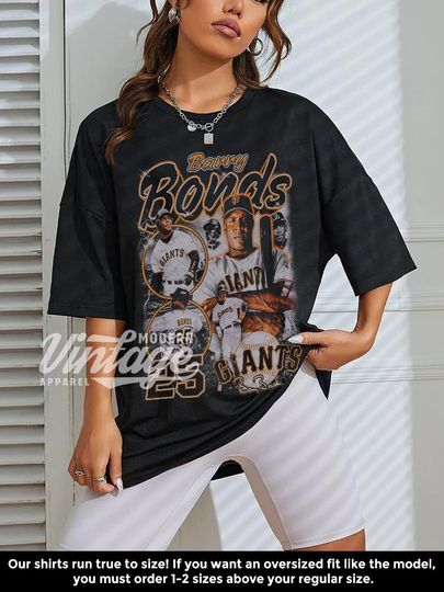 Barry Bonds Shirt, Baseball shirt, Classic 90s Graphic Tee