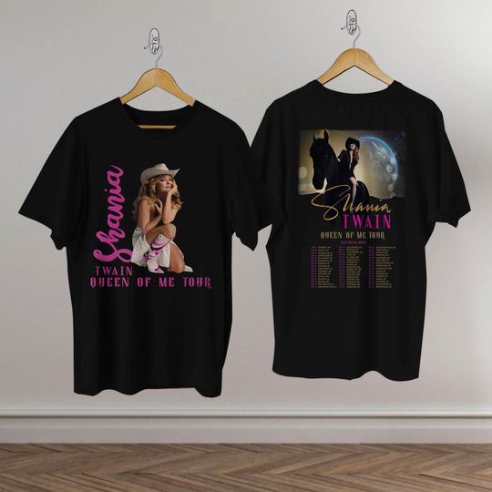 Shania Twain Queen of Me Tour 2023 Shirt