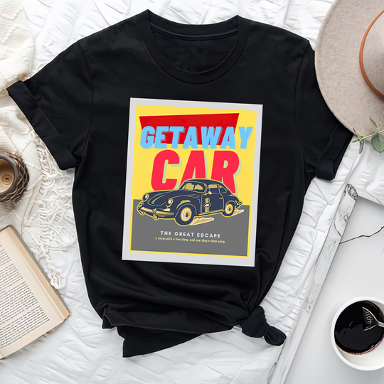 Taylor Getaway Car t-shirt vintage poster/ Reputation Album/ Sustainable