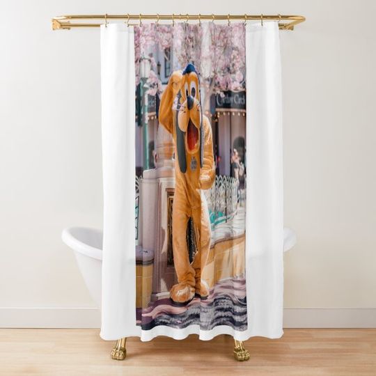 Goofy at Disneyland Shower Curtain