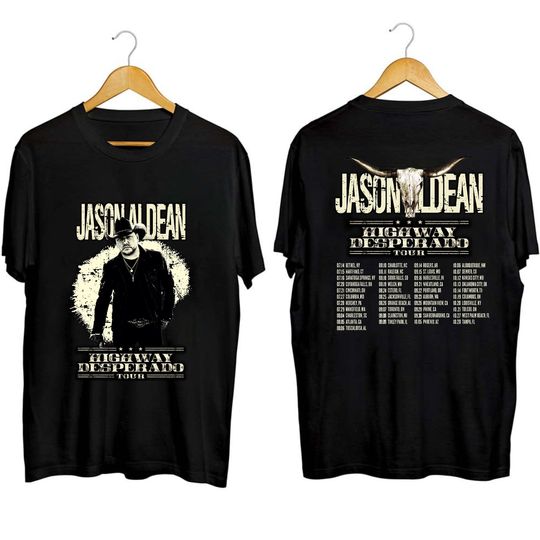 Jason Aldean Highway Desperado Tour 2023 T Shirt