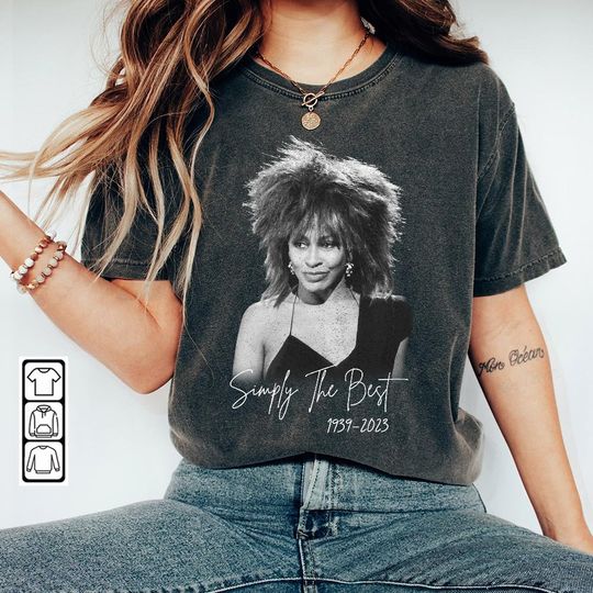 Tina Turner Music Shirt, Tina Turner Simply The B.est Rock Retro Vintage 70s Shirt