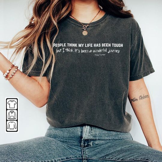 Tina Turner Music Shirt, Tina Turner Quote Retro Vintage 70s Inspired Tee